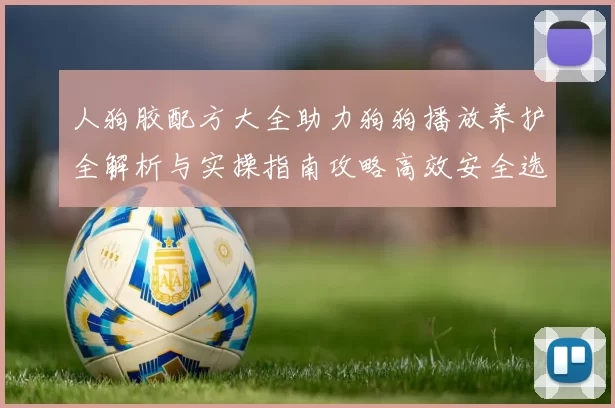 人狗胶配方大全助力狗狗播放养护全解析与实操指南攻略高效安全选